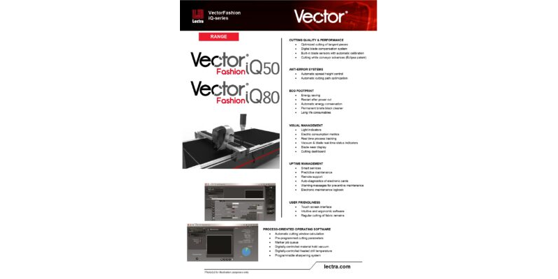 Technical Datasheet VectorFashion iQ Series-en