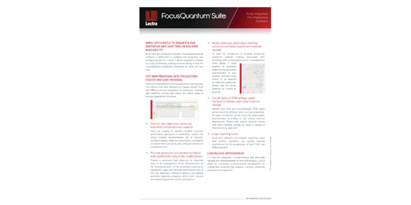 Technical Datasheet FocusQuantum Suite-en