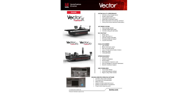 Technical Datasheet VectorFashion iX Series-en